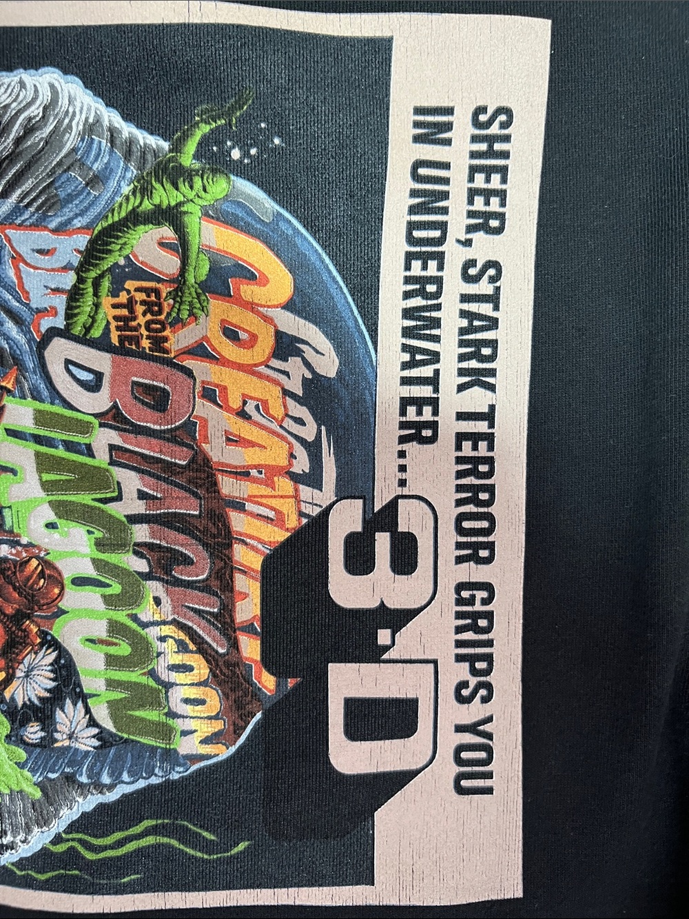 The Hundreds × Universal Monsters Creature From The Black Lagoon Hoodie Black - Picture 7 of 10